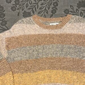 American Eagle Striped Multicolor Sweater
